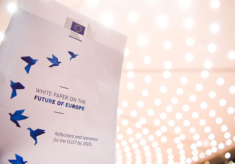 Jean-Claude Juncker, President of the EC, presents the White Paper on the Future of Europe at the European Parliament.