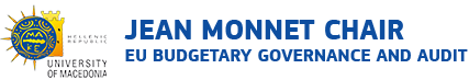 Jean Monnet Chair text and university's logo